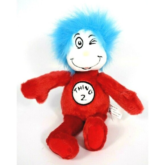 Aurora World Dr. Seuss 11 inch Thing 2 Stuffed Plush 2018 - Picture 1 of 6